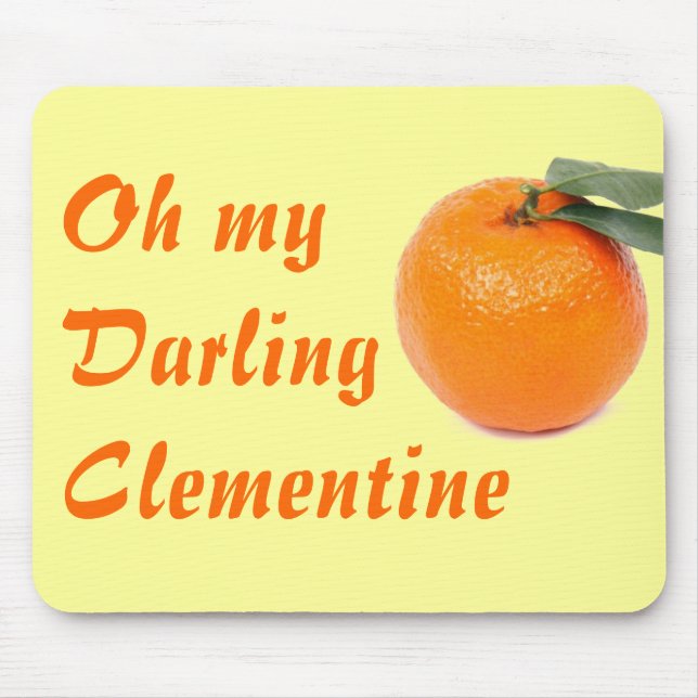 Klementine mousepad (Vorne)