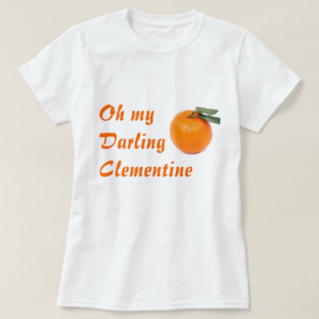 Klementinen-Shirt T-Shirt (Design vorne)