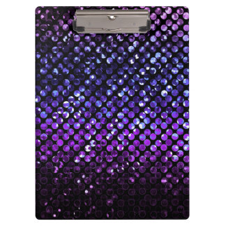 Klemmbrett lila KristallBling Strass