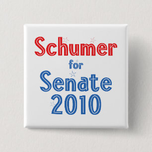 Klemme Schumer für Stern-Entwurf des Senats-2010 Button