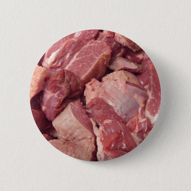 Klemmen-Fleisch-Metzger knöpft Sammlung Button (Vorderseite)