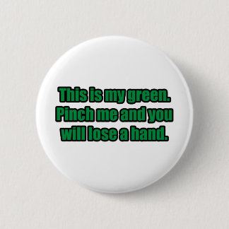 Klemmen Sie mich und Sie verlieren eine Hand Button