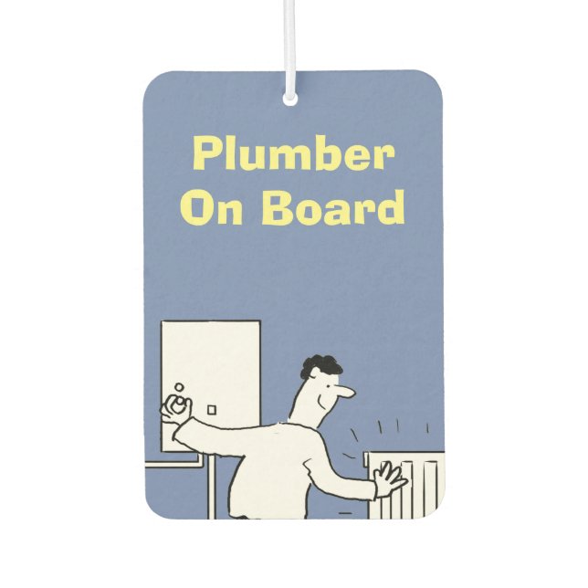 Klempner an Bord Autolufterfrischer (Vorderseite)