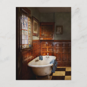 Klempner - Badzeit Postkarte