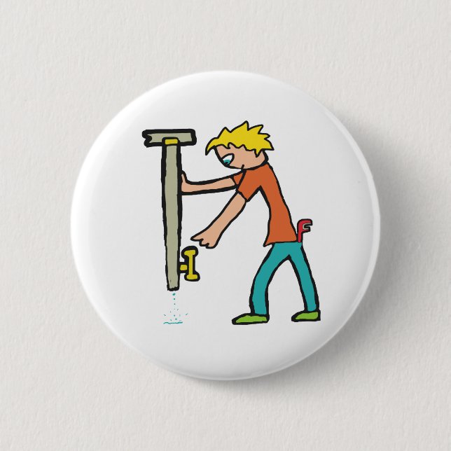 Klempner Button (Vorderseite)