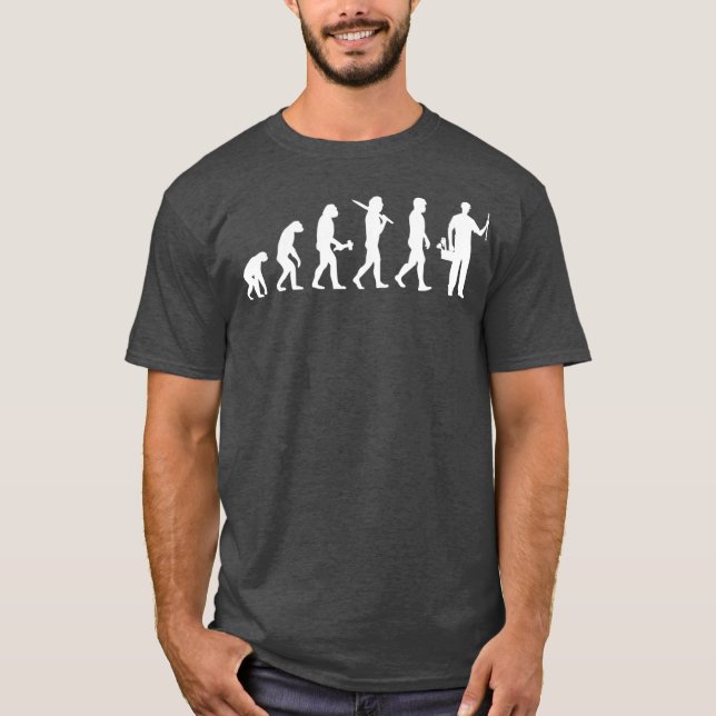 Klempner-Evolution T-Shirt (Vorderseite)