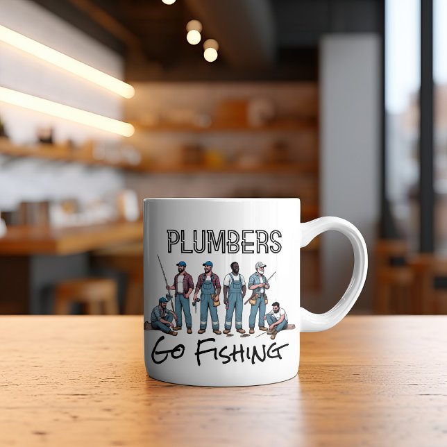 Klempner fischen kaffeetasse (Von Creator hochgeladen)
