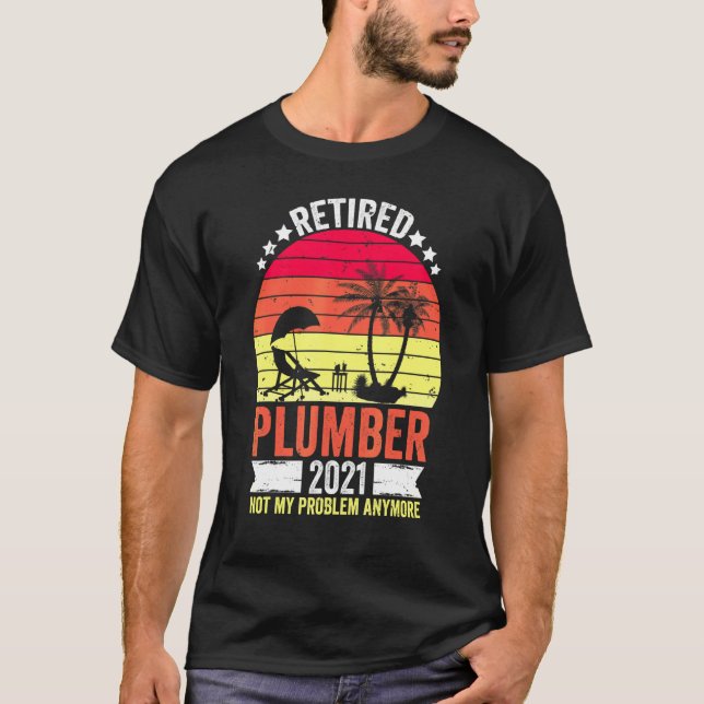 Klempner für Männer 2021 Klempner-T-Shirt T-Shirt (Vorderseite)