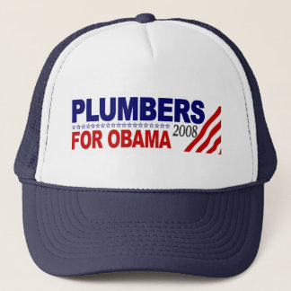 Klempner für Obama 2008 Truckerkappe