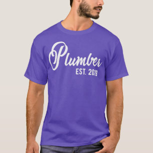 Klempner gegründet 2019 Klempner est 2019 T-Shirt