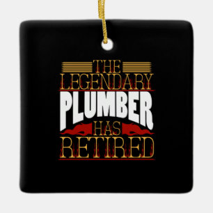 Klempner-Geschenke Keramikornament