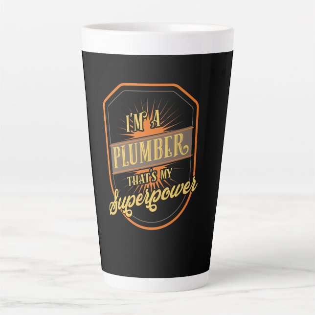 Klempner-Geschenke Milchtasse (Vorderseite)