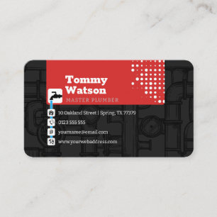 Klempner   Handy Man Business Card Visitenkarte