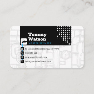 Klempner   Handy Man Business Card Visitenkarte