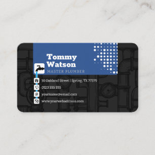 Klempner Handy Man Business Card Visitenkarte