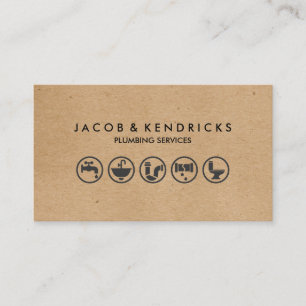 Klempner Installations-Zuhause Reparatur-Visitenka Visitenkarte