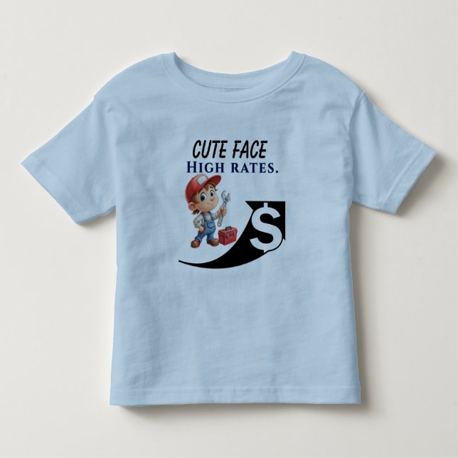 Klempner Kleinkind T-shirt (Vorderseite)