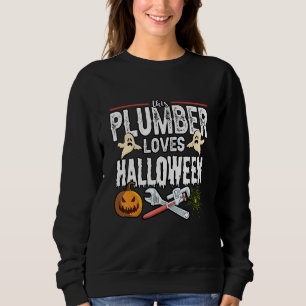 Klempner-Lieben Halloween-Kostümrohrwanzen 1 Sweatshirt