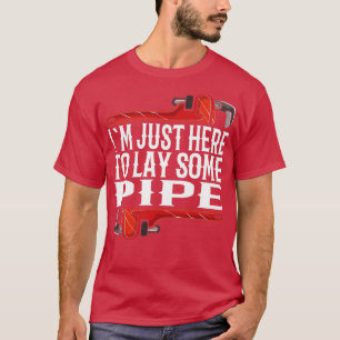 Klempner Pipelayer Klempnerschlüssel T-Shirt