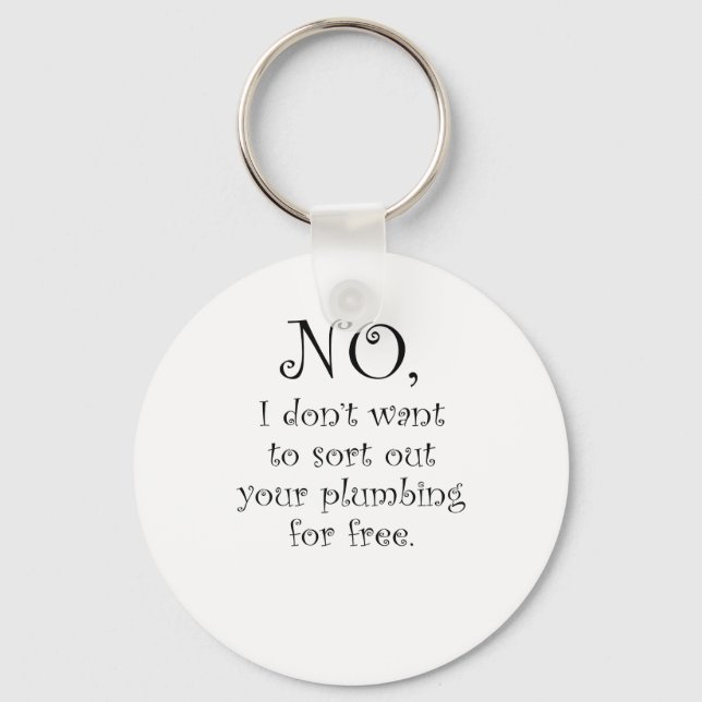 Klempner Schlüsselanhänger (Vorderseite)