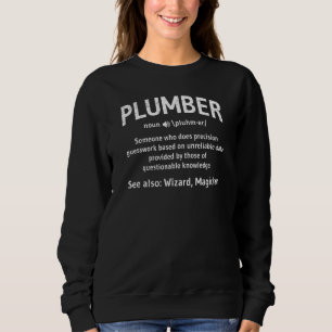 Klempner Substantiv Definition Rohrzange Handwerke Sweatshirt