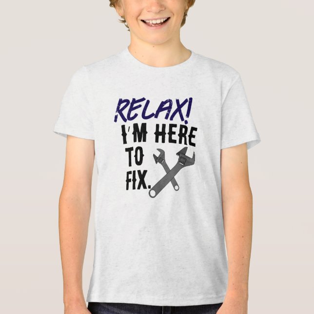 Klempner Tri-Blend Shirt (Vorderseite)