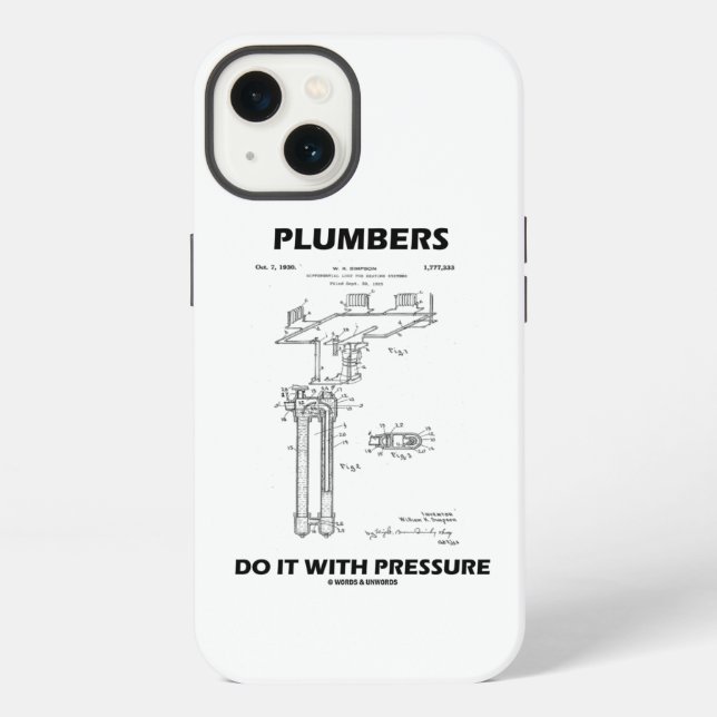 Klempner tun es mit Druck Hoffman Differenz iPhone Hülle (Rückseite)