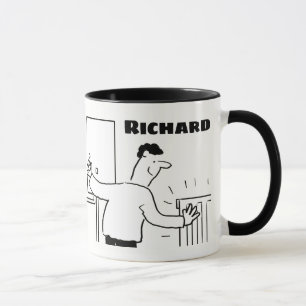 Klempner- und Heizungstechnik Cartoon Tasse