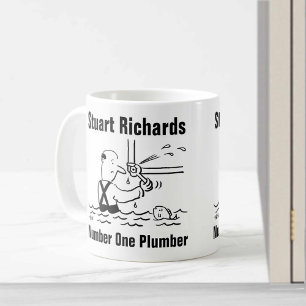 Klempner und Klempner - personalisierte Umarmung Kaffeetasse