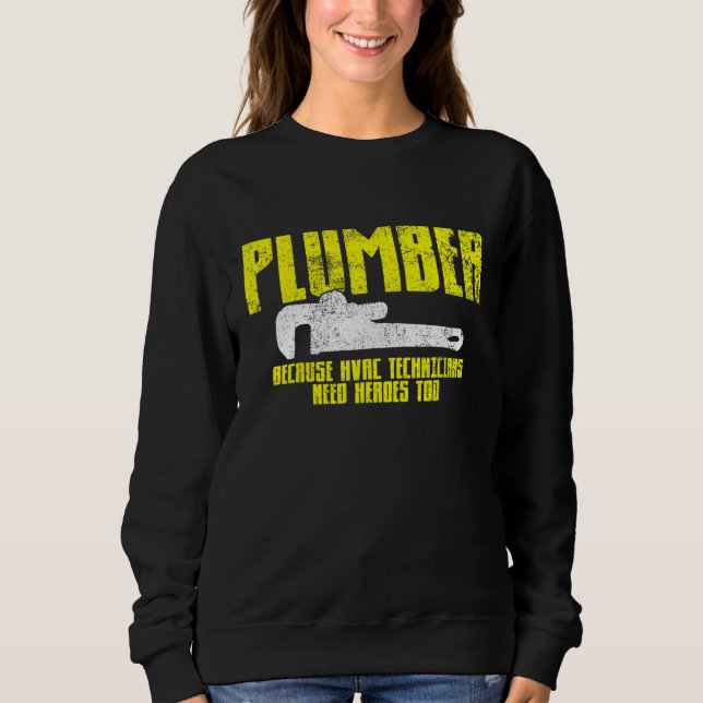 Klempner Vintag Sweatshirt (Vorderseite)
