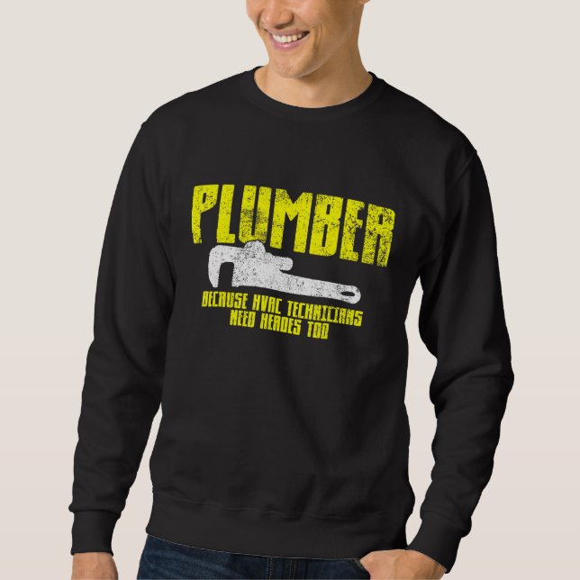 Klempner Vintag Sweatshirt (Vorderseite)