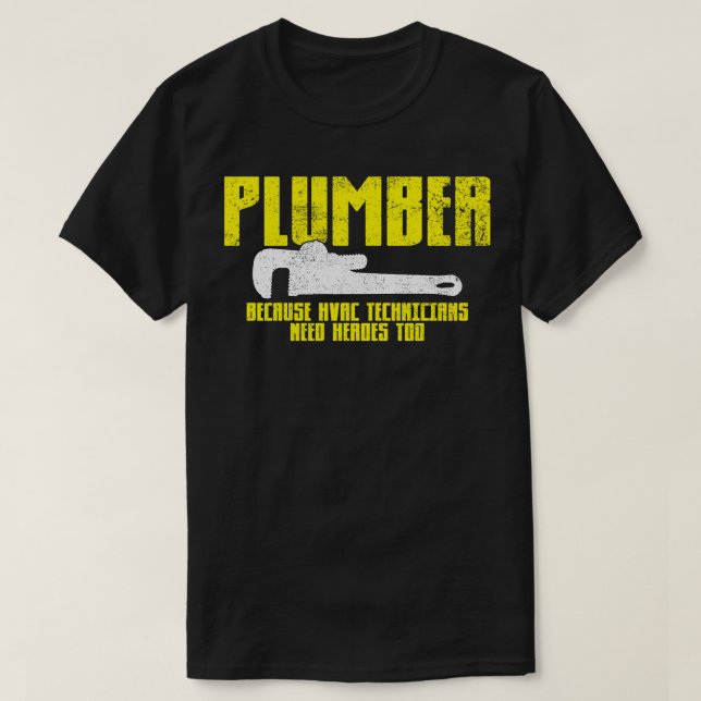 Klempner Vintag T-Shirt (Design vorne)