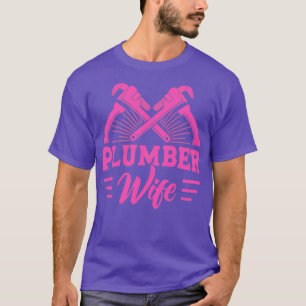 Klempner Vintage Klempner-Ehefrau T-Shirt