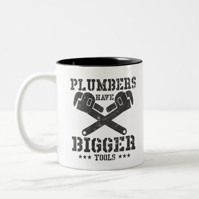 Klempner Zweifarbige Tasse (Links)