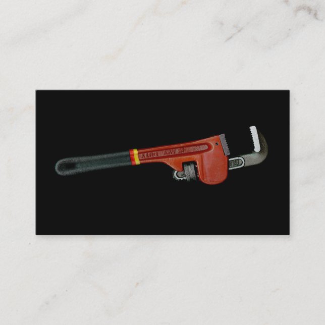 Klempnerarbeit-Visitenkarteklempner-Schlüsselkunst Visitenkarte (Vorderseite)