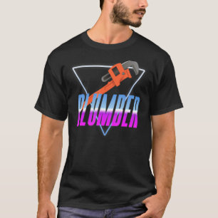 Klempnerarbeiten Klempner 80er 90er Retro Vintage  T-Shirt