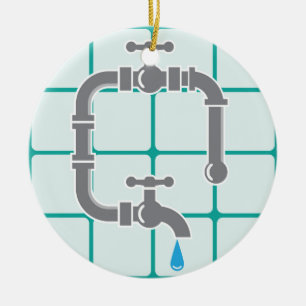 Klempnerarbeitrohr Keramikornament