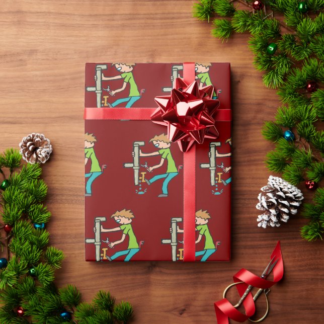 Klempnerei Geschenkpapier (Feiertagsgeschenk)