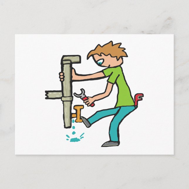Klempnerei Postkarte (Vorderseite)