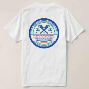 Klempnergeschäft für Männer anpassen T-Shirt