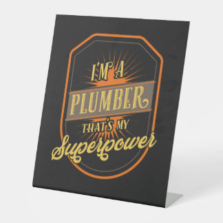 Klempnergeschenke Sockelschild