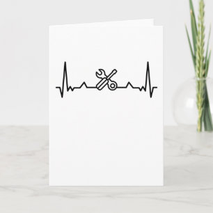Klempnerheartbeat - Geschenke Karte