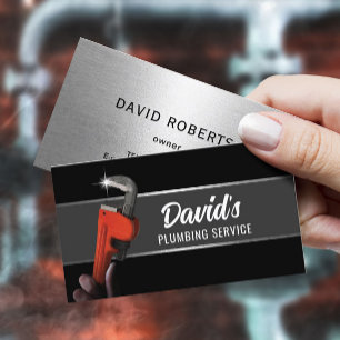 Klempnerleitung Berufliches Klempnerschwein Visitenkarte