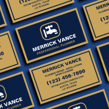 Klempnerreparatur Abflussreinigung Navy Gold