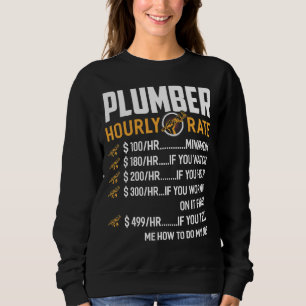 Klempnerstündlicher Klempner-Klempnerschlauch Sweatshirt