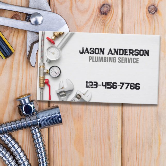 Klempnertools Pipe Handyman Klempnerdienst Visitenkarte (Von Creator hochgeladen)