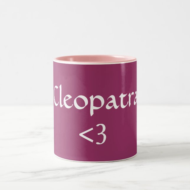 Kleopatra, < 3 zweifarbige tasse (Mittel)