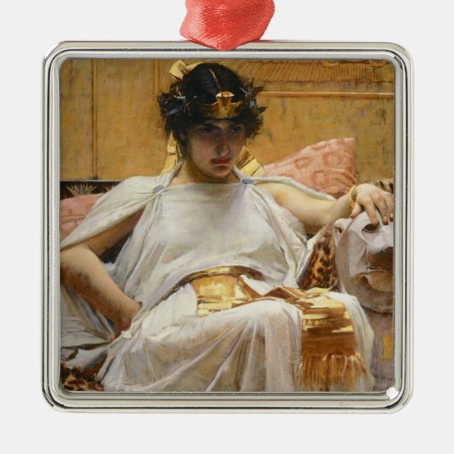 Kleopatra (alte ägyptische Königin) Ornament Aus Metall (Vorne)