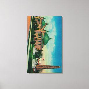 Kleopatra-Nadel und Planetarium in Leinwanddruck