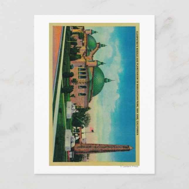 Kleopatra-Nadel und Planetarium in Postkarte (Vorderseite)
